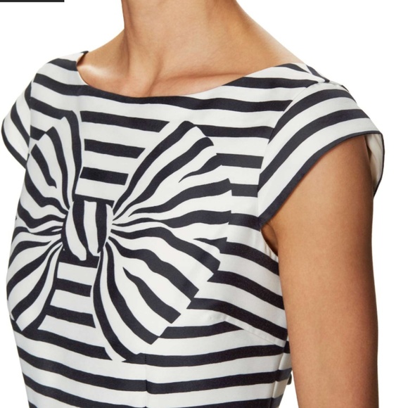 SOLD NWT KATE SPADE BOW STRIPE MARIELLA DRESS - Picture 3 of 6